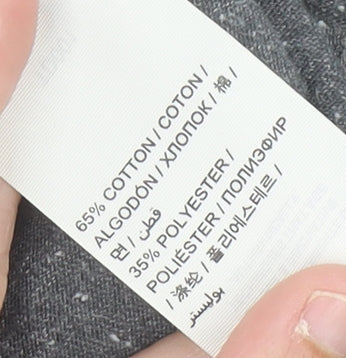 Superdry Womens Grey Graphic T-Shirt Medium Casual Summer