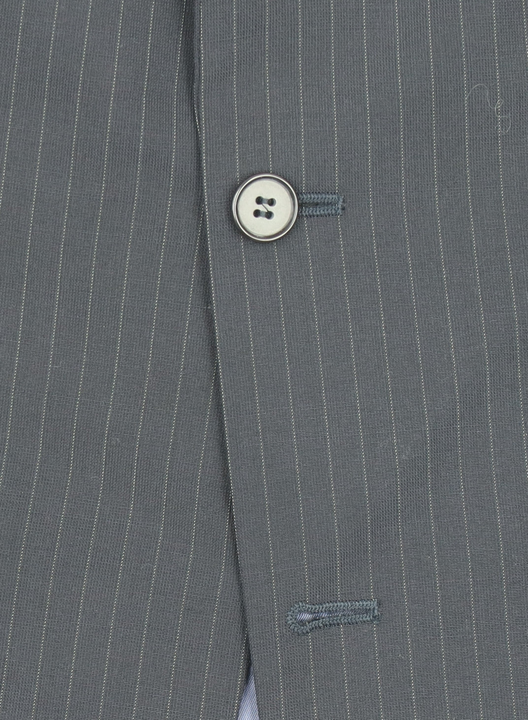 Pierre Cardin Men’s Blue Pinstripe Suit Jacket 40R Classic Fit