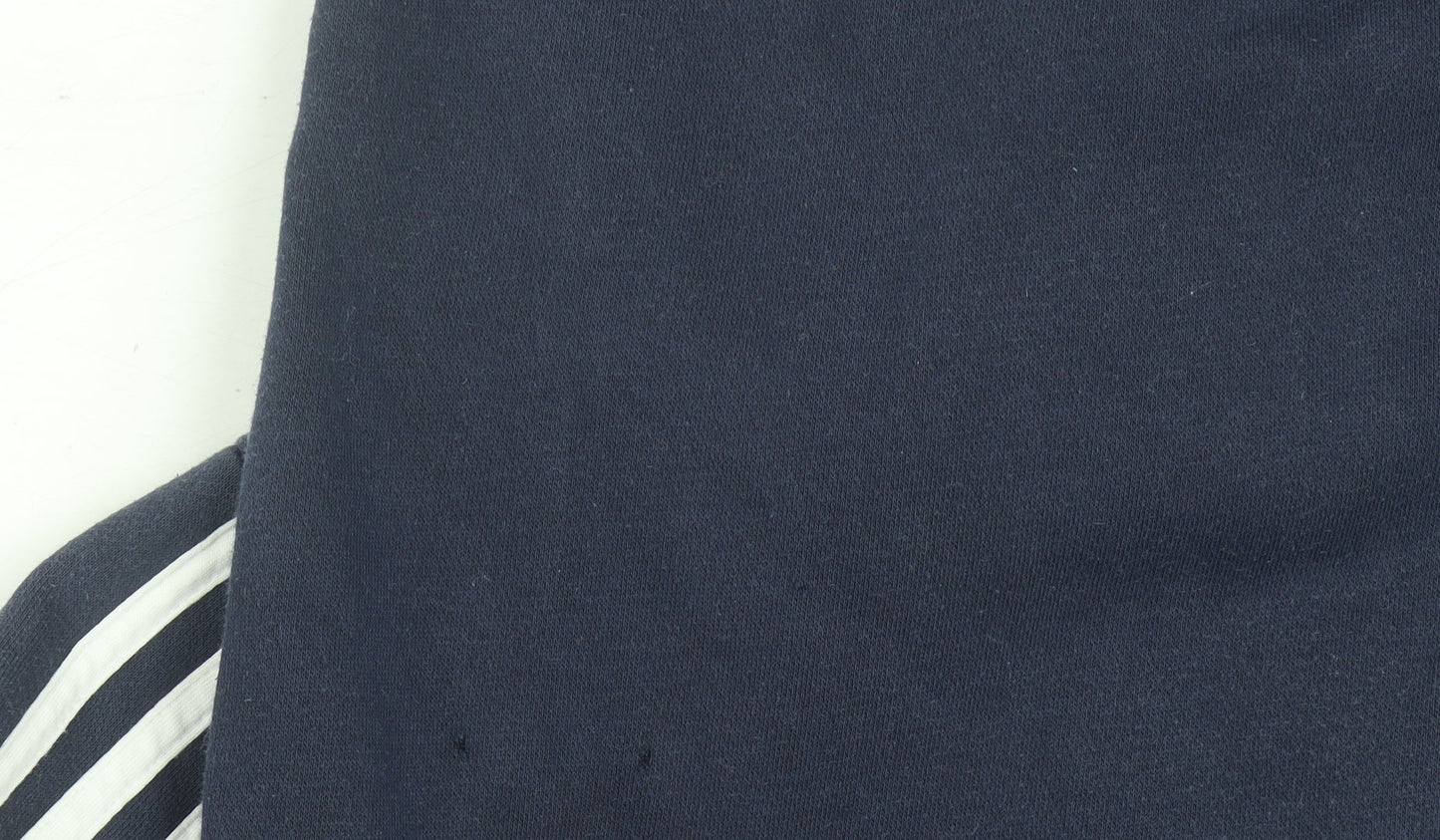 Adidas Men’s Blue Full Zip Hoodie Size M Sports Fleece Logo