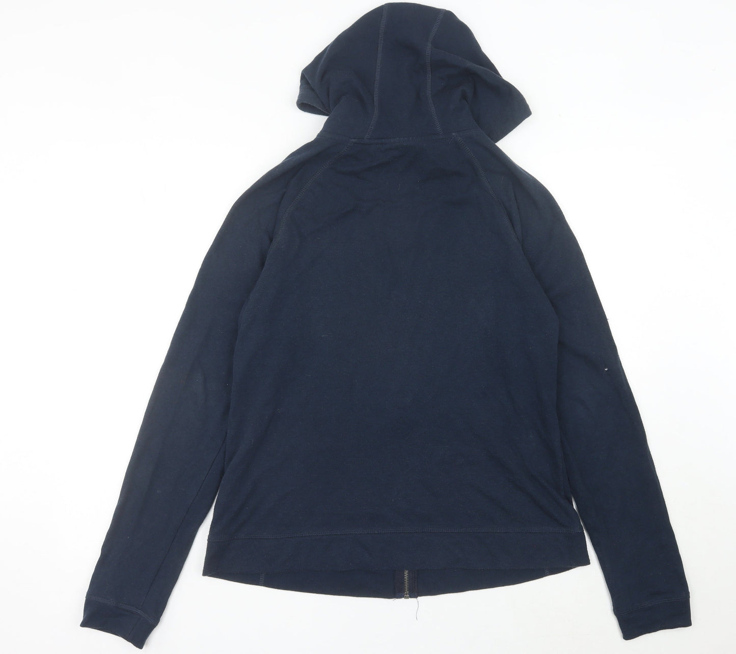 Mountain Warehouse Unisex Blue Full Zip Hoodie L Cotton Blend