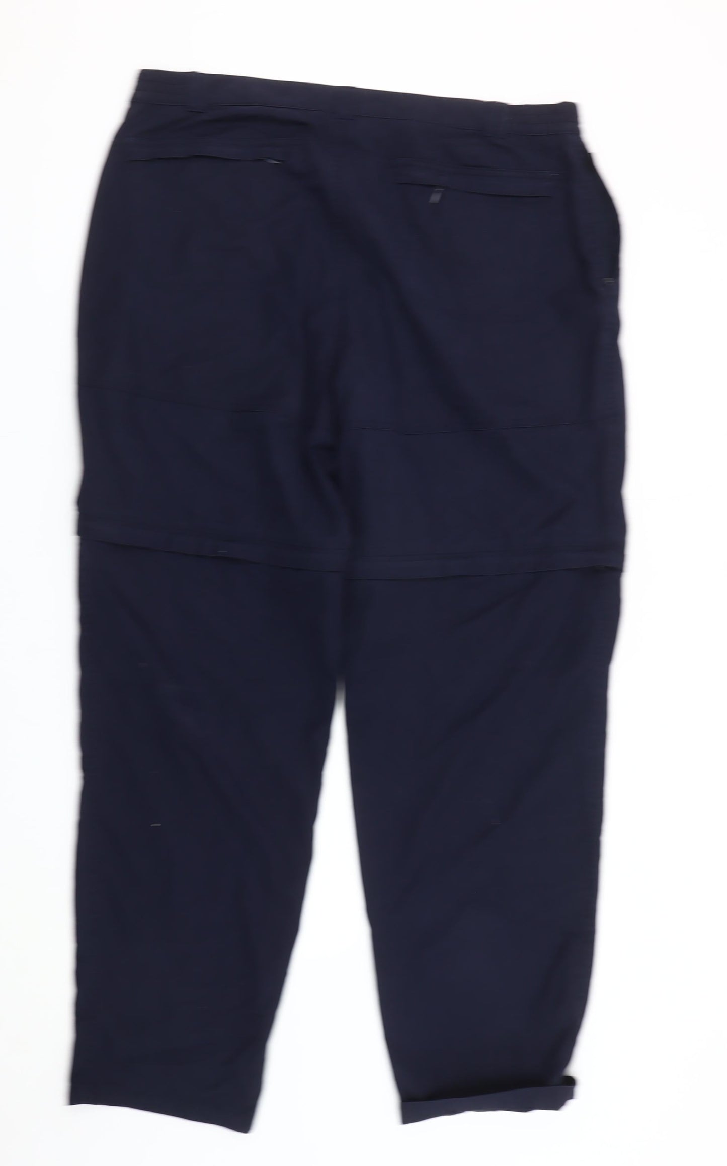 Craghoppers Men's Blue 38in Cargo Travel Trousers Polyester Cotton