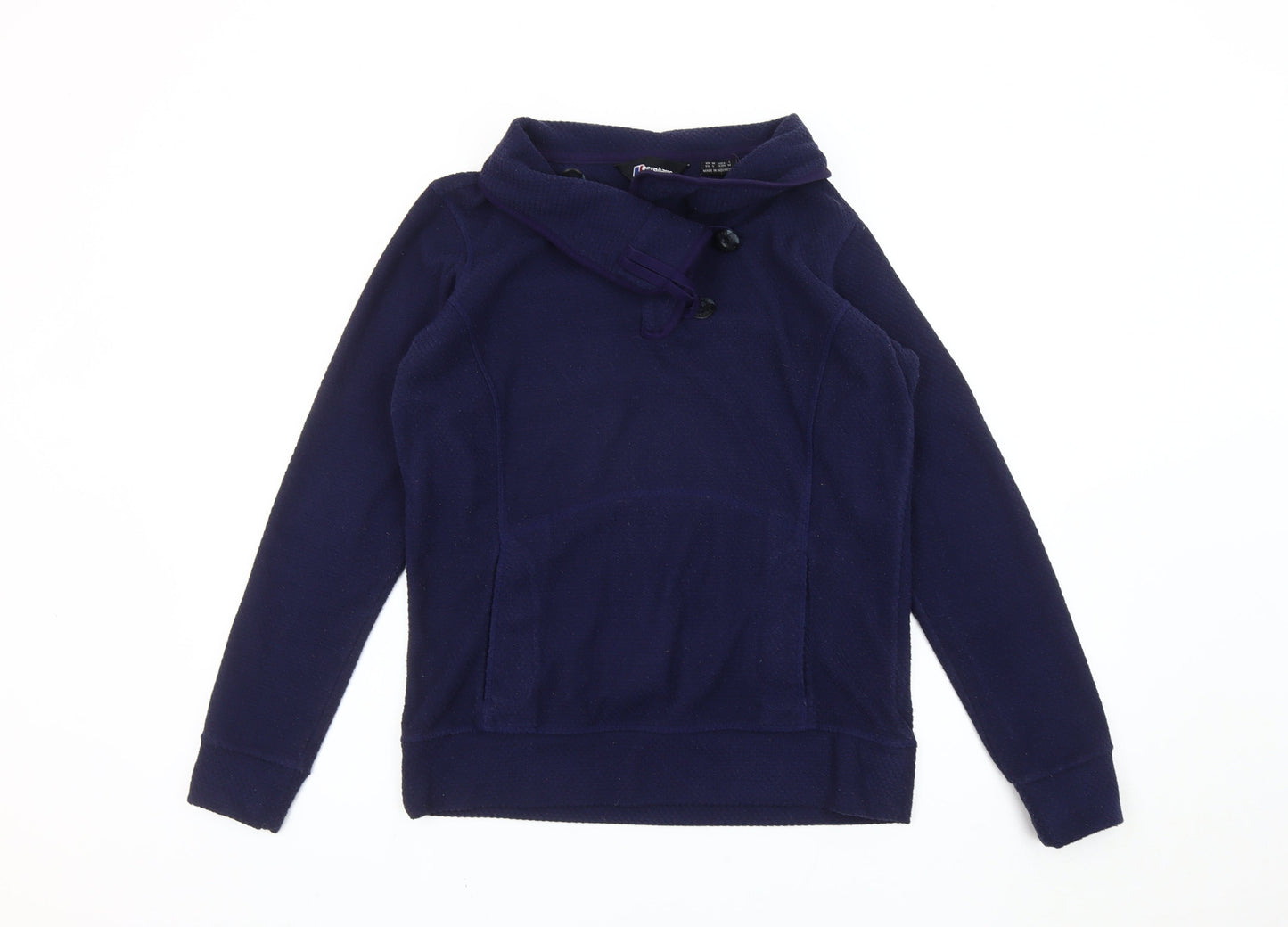 Berghaus Womens Blue Fleece Sweatshirt UK 10 Pullover Outdoor Hiking