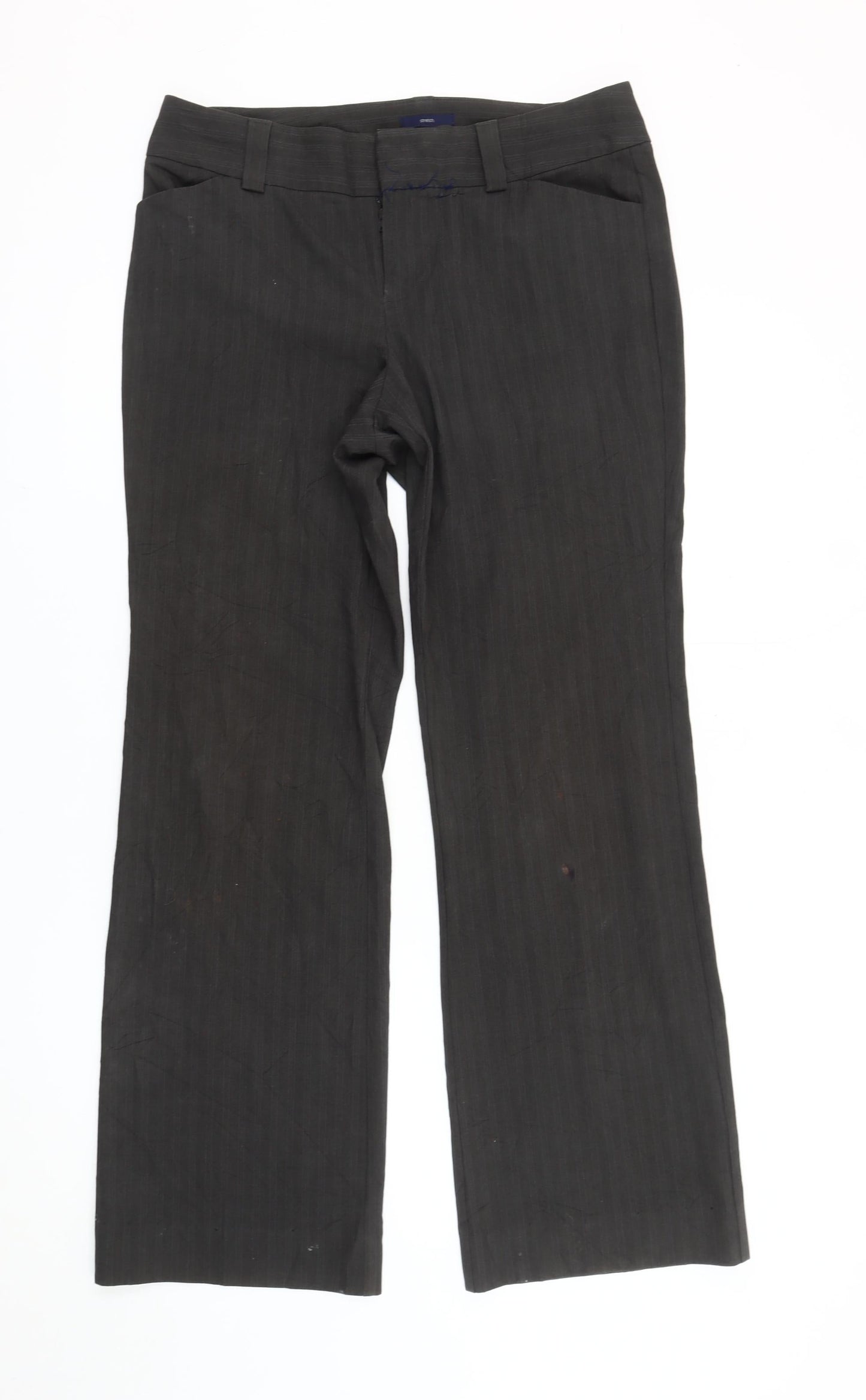 Gap Womens Black Size 10 Flared Dress Pants Work Trousers