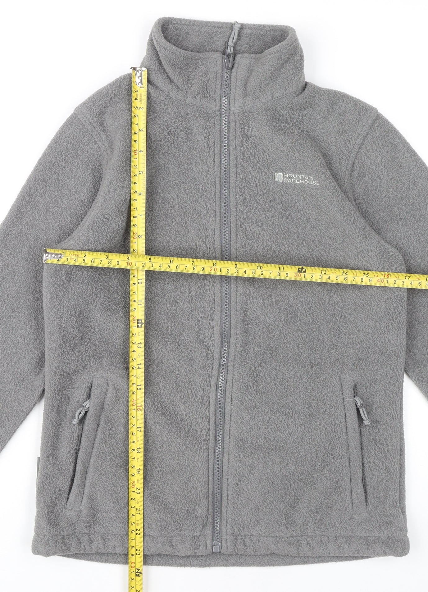 Mountain Warehouse Women’s Grey Fleece 3-in-1 Jacket UK 8 Regular