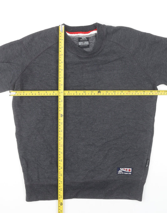 Trespass Womens Grey XS Sweatshirt Pullover Cotton Blend