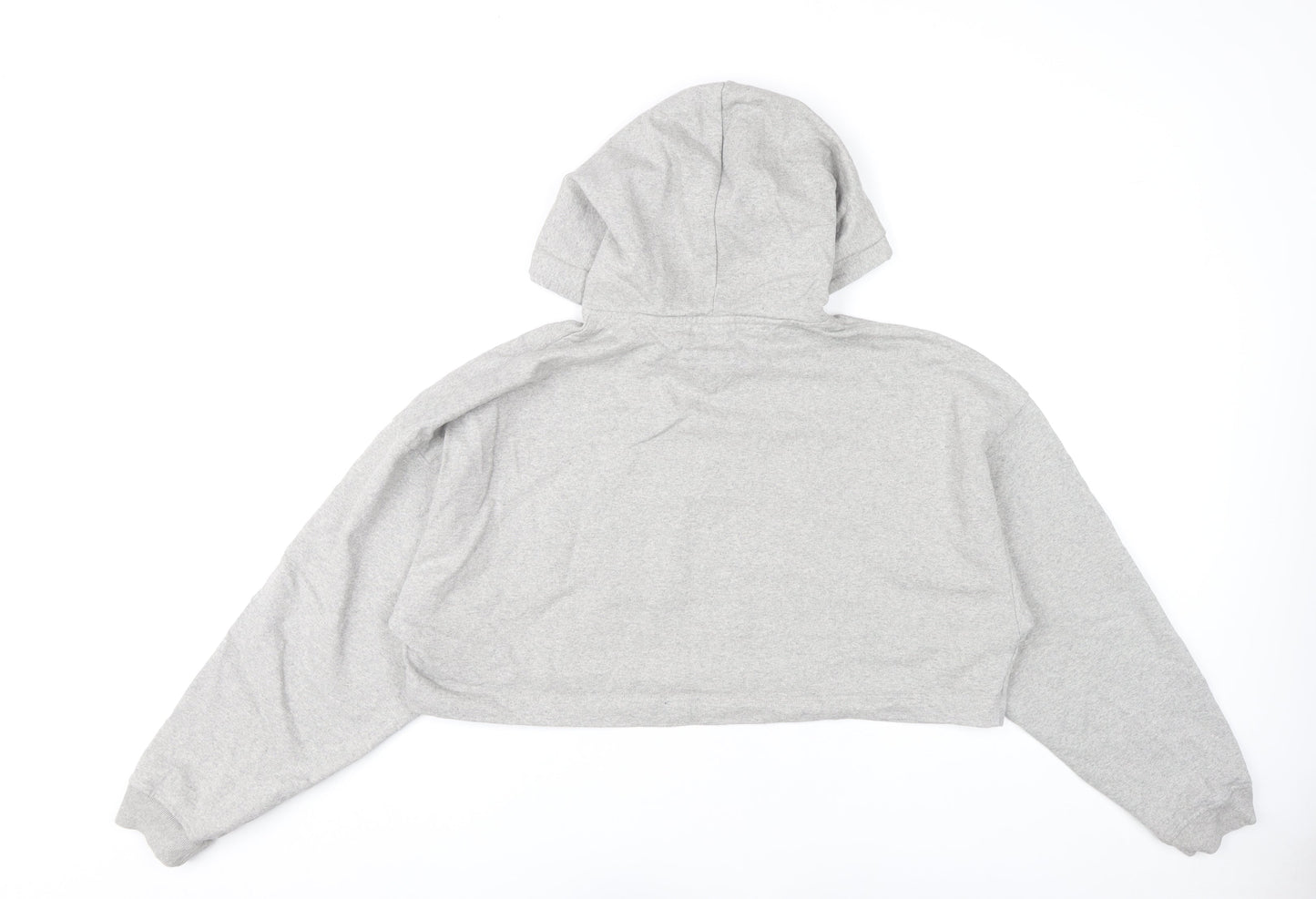 Tommy Jeans Womens Grey XL Cropped Hoodie New York Graphic Cotton