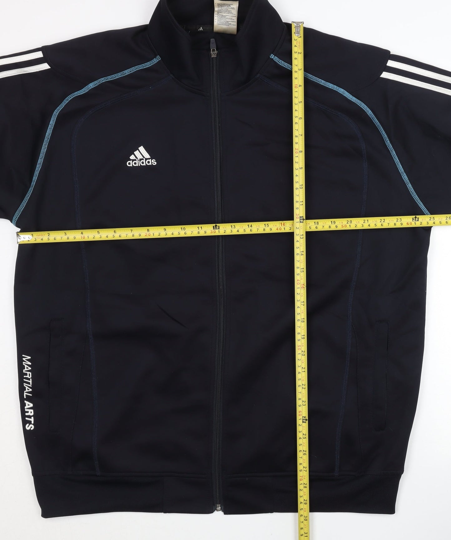 Adidas Mens Black 3XL Track Jacket Martial Arts Sportswear