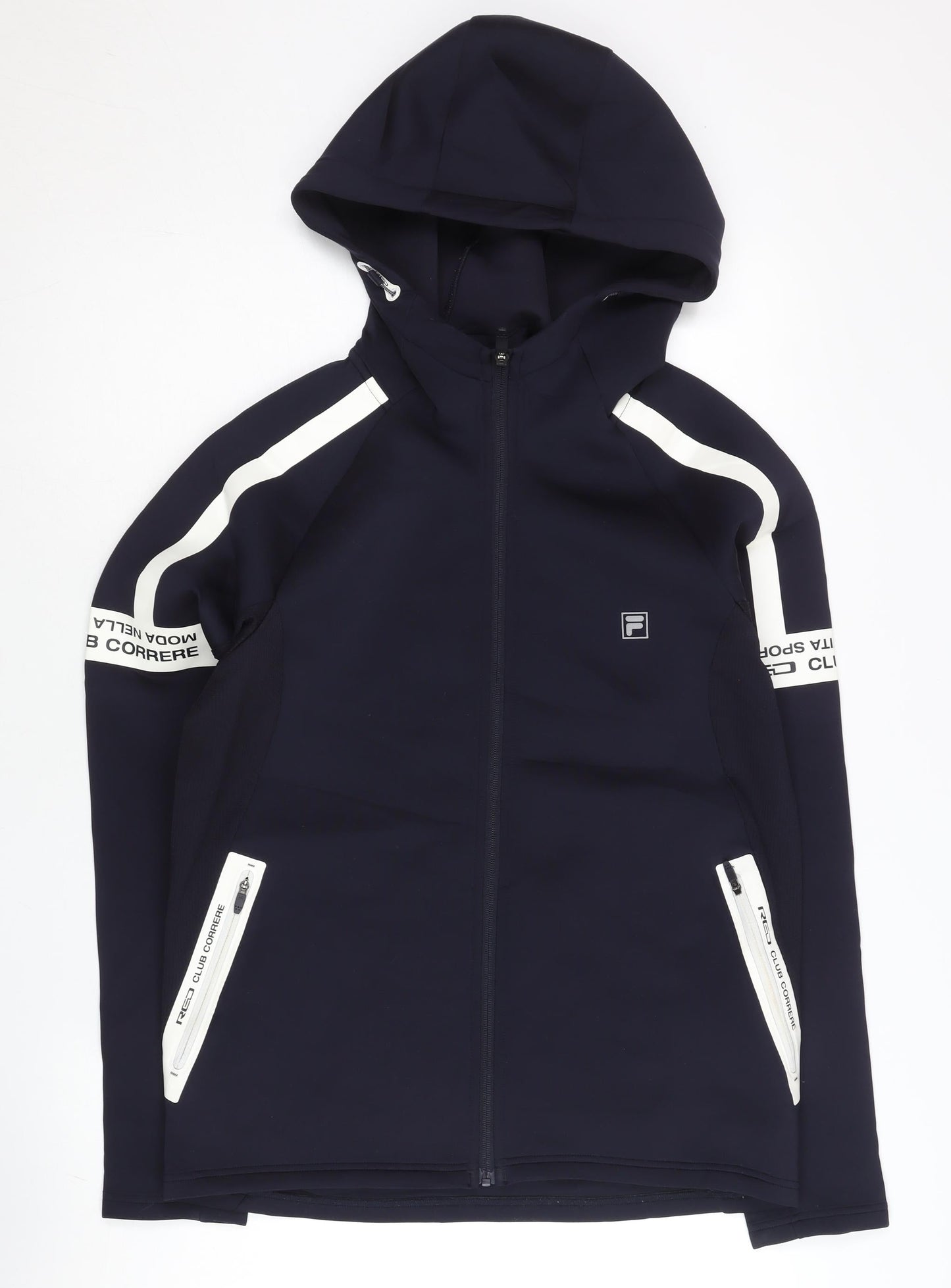 Fila Men’s Blue Full Zip Hoodie M Regular Sportswear