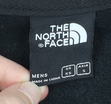 The North Face Mens Black XS Fleece Full Zip Jacket Outdoor