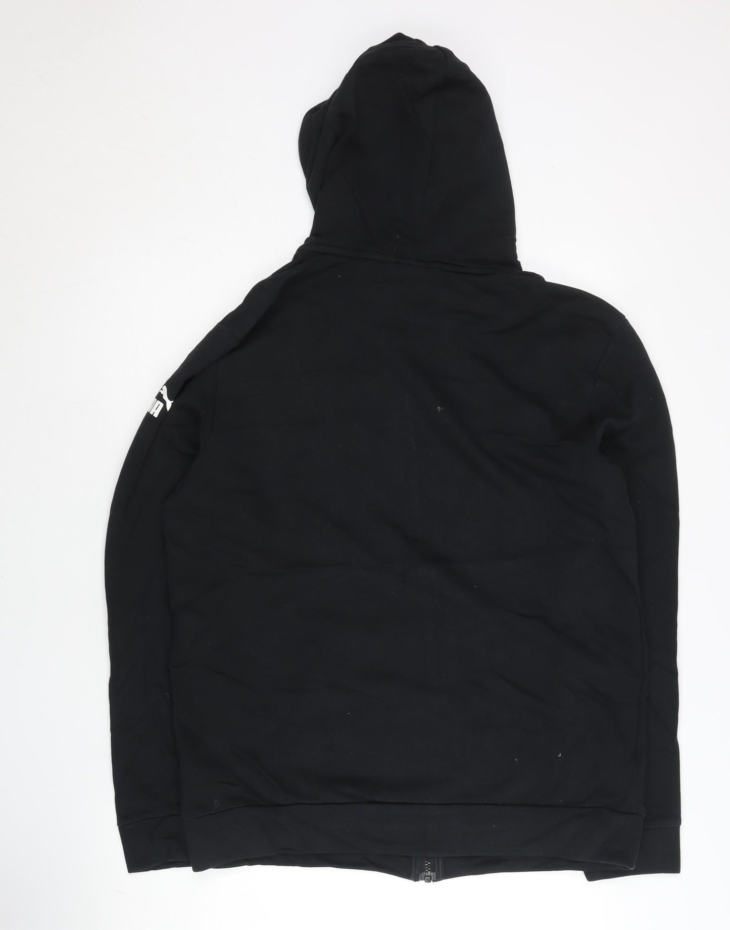 Puma Men’s Black XL Full Zip Hoodie Sweatshirt with Logo