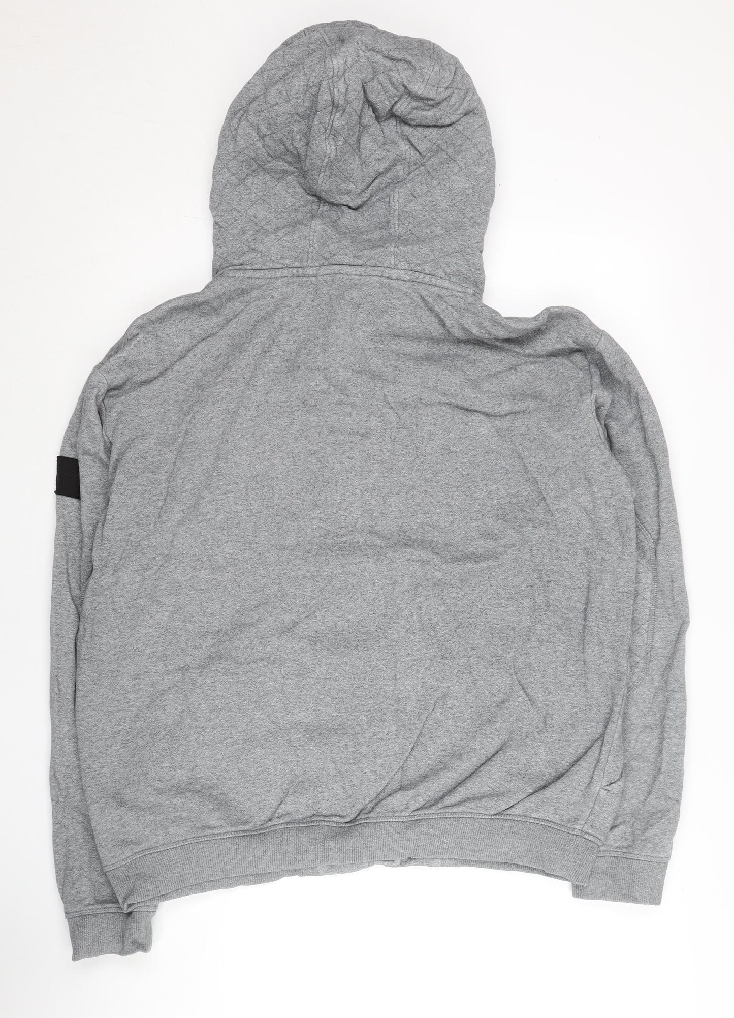 New Balance Mens Grey XL Full Zip Hoodie Athletic Sweatshirt