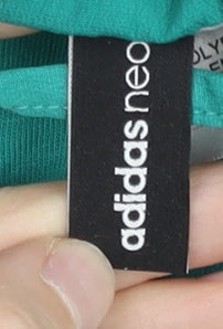 Adidas Neo Men’s Green White Black L Windbreaker Jacket