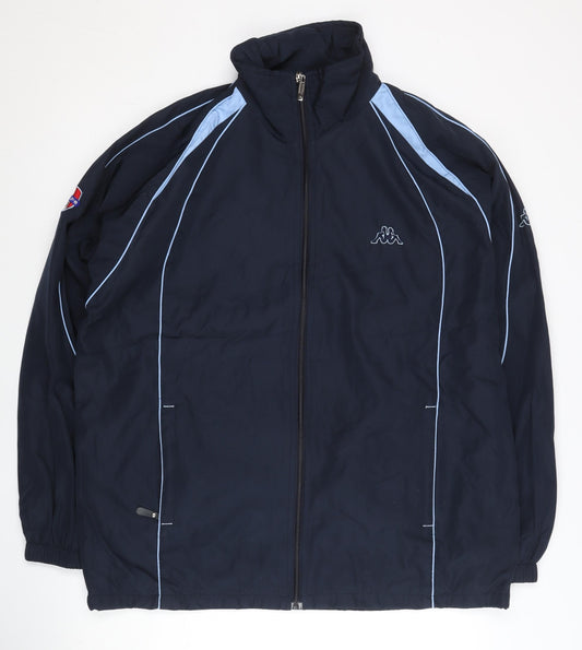 Kappa Men’s Blue 3XL Track Jacket Full Zip Sportswear