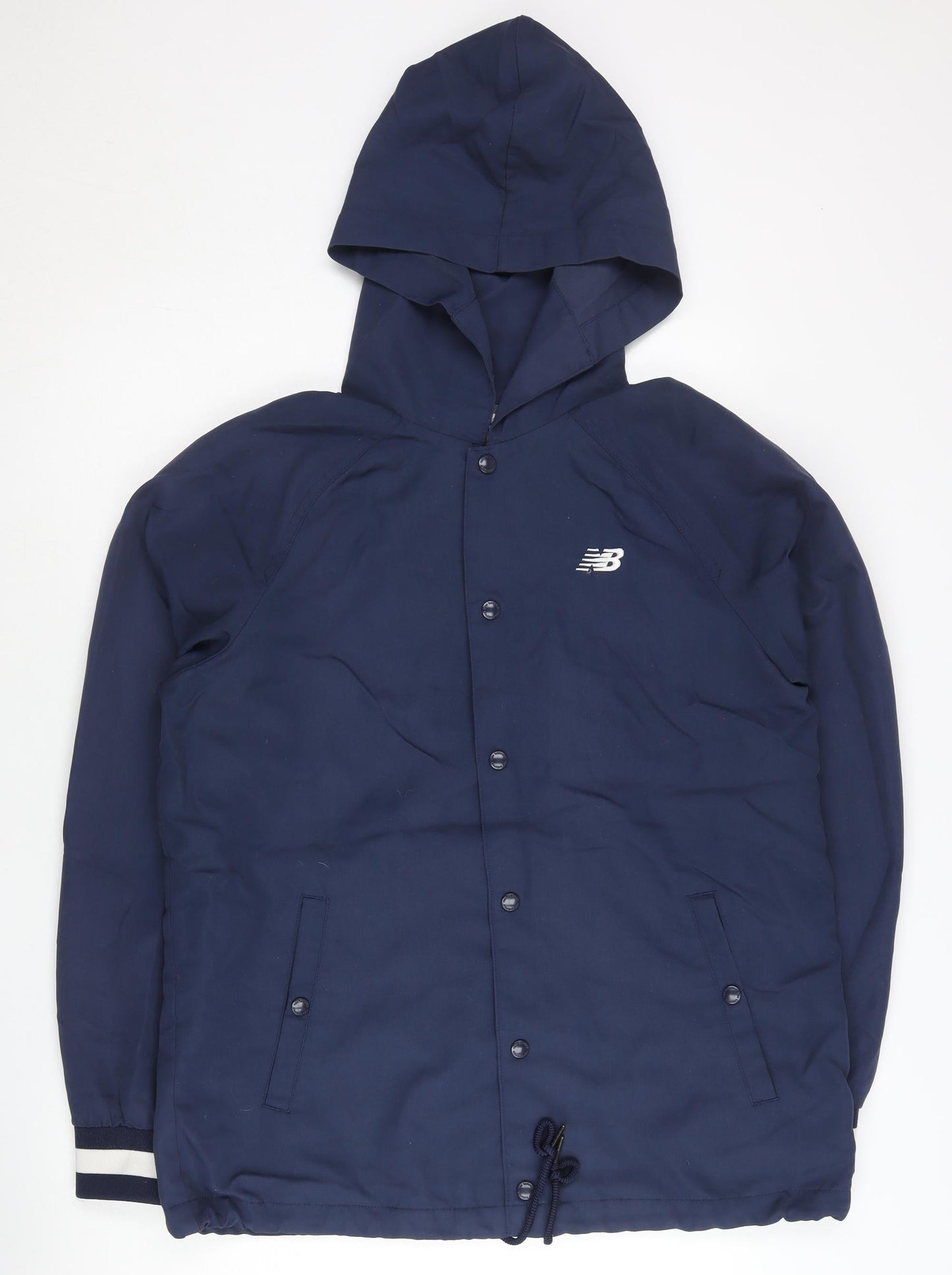 New Balance Men’s Blue XL Hooded Windbreaker Jacket