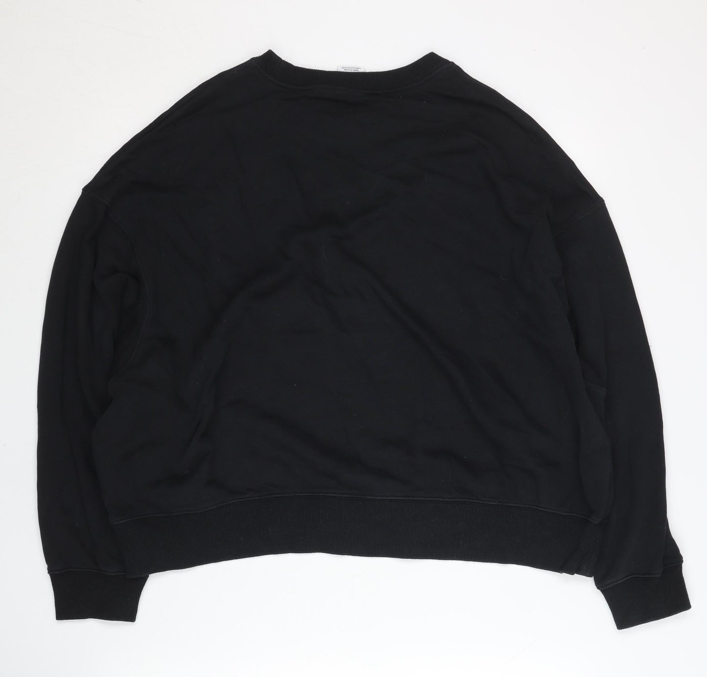 Nike Women’s Black Medium Pullover Sweatshirt Crew Neck Logo