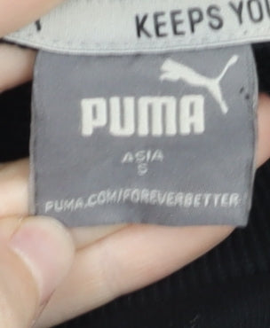 Puma Women’s Black XS Pullover Sweatshirt Logo Long Sleeve