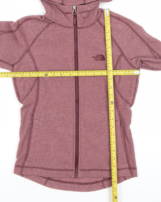 The North Face Womens XS Purple Full Zip Hooded Jacket