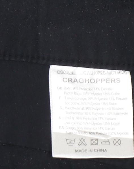 Craghoppers Women’s Black Size 10 Cargo Travel Trousers