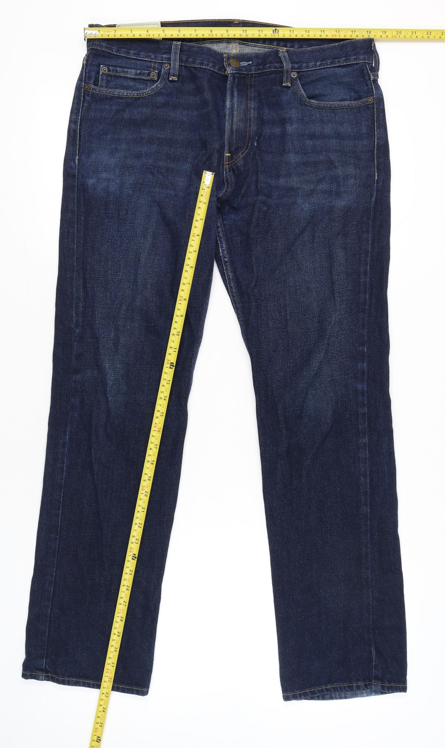 Hollister Men’s Blue Straight Leg Jeans W34 L32 Regular Fit