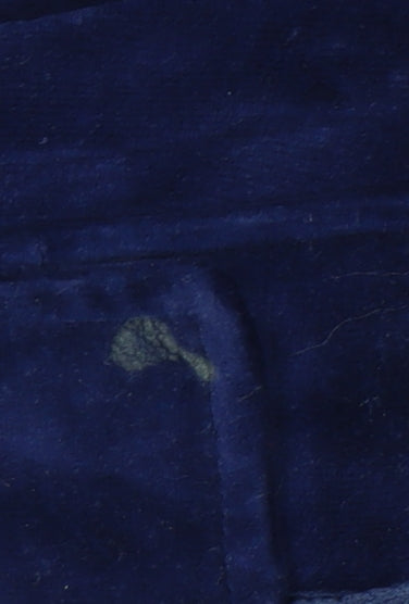 Juicy Couture Womens Blue Velour Sweatpants S Rhinestone Logo