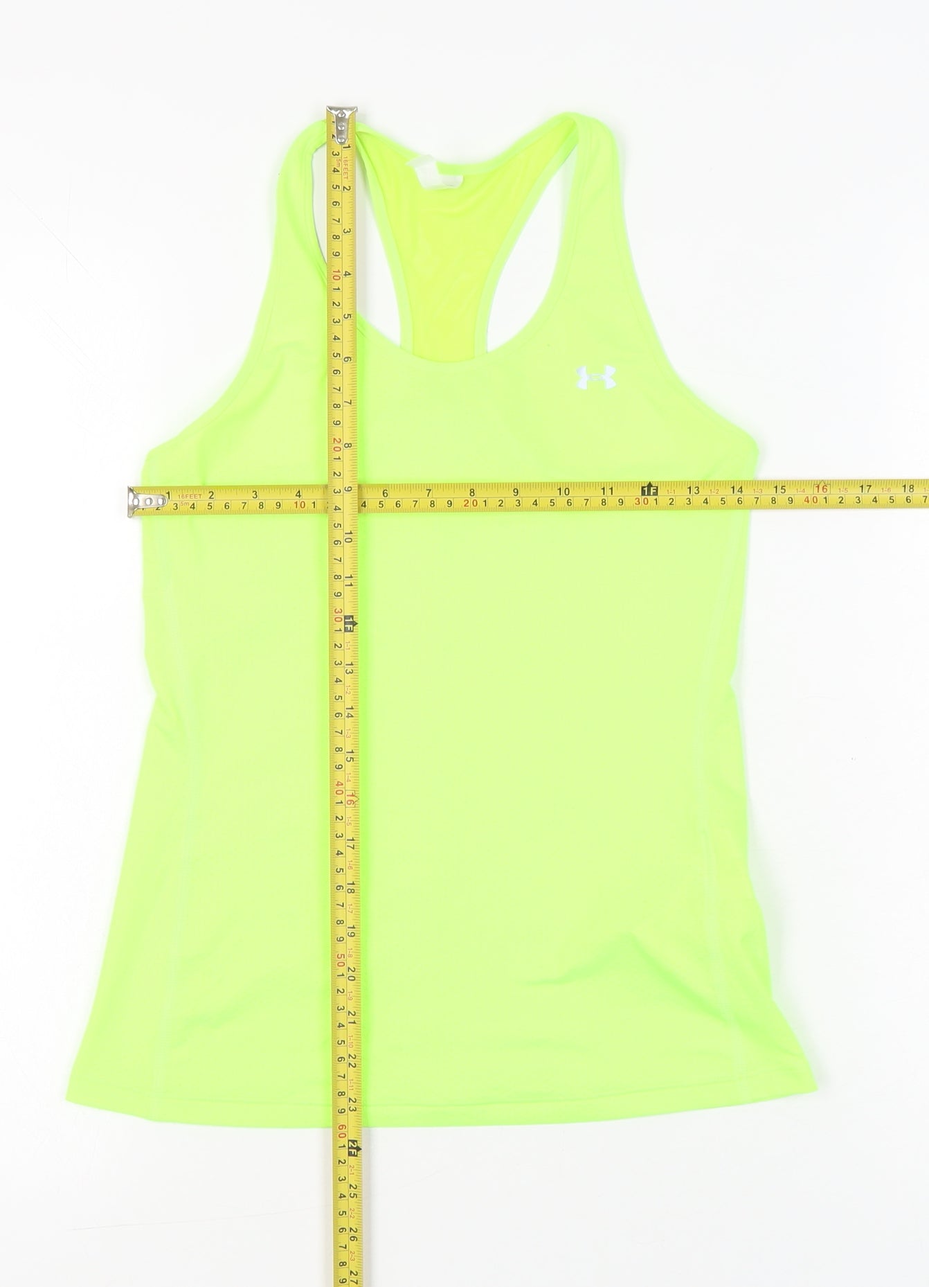 Under Armour Womens Green XS HeatGear Racerback Tank Top