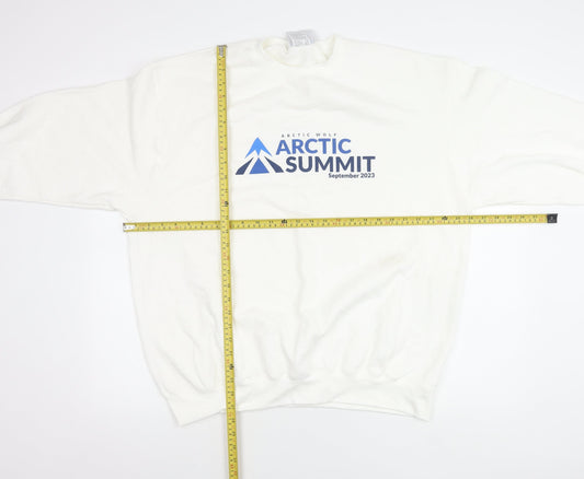 Champion Men’s White XL Pullover Sweatshirt Arctic Summit 2023