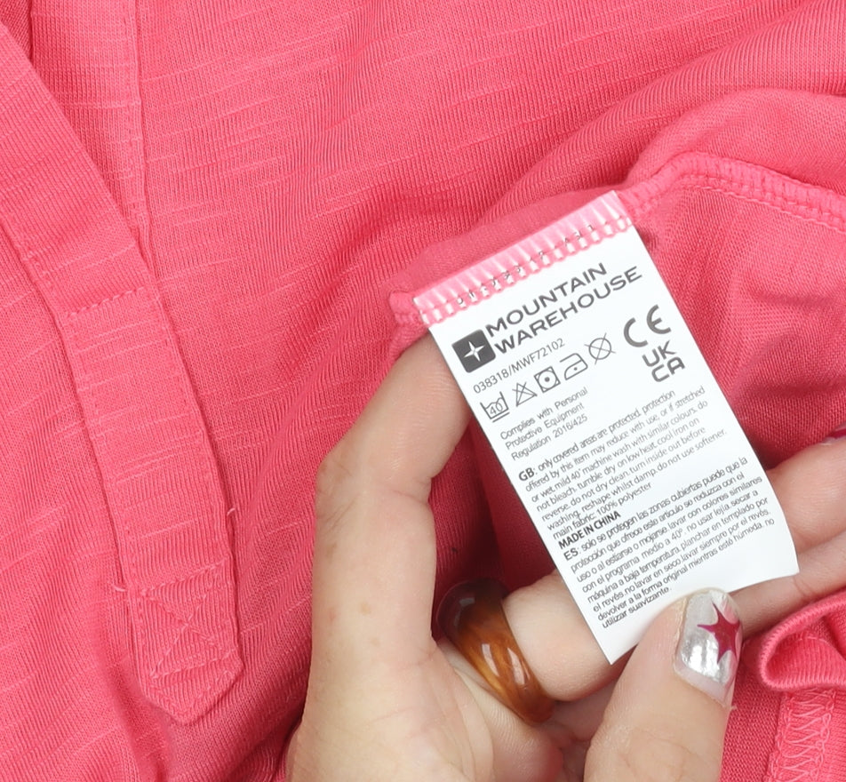 Mountain Warehouse Womens Pink Size 18 Quick Dry T-Shirt
