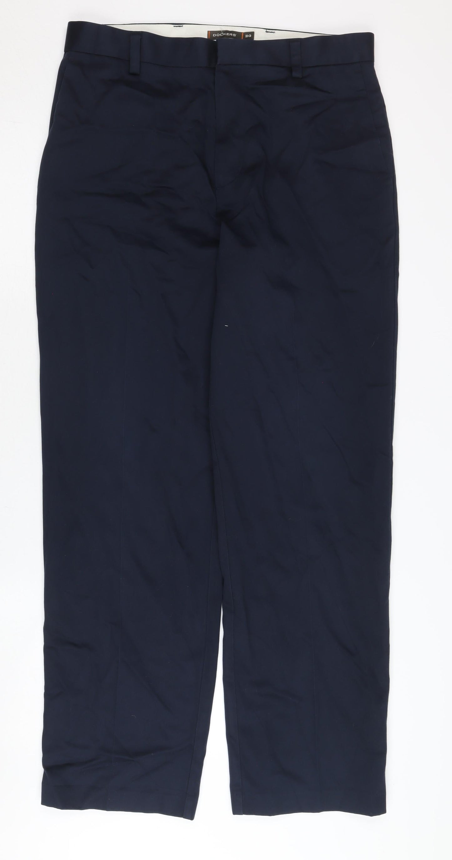 Dockers Men’s Blue Chino Trousers Size 32x32 Classic Fit