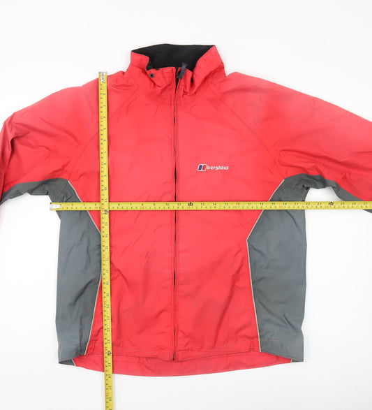 Berghaus Women’s Red Windbreaker Jacket Size 14 Waterproof Outdoor