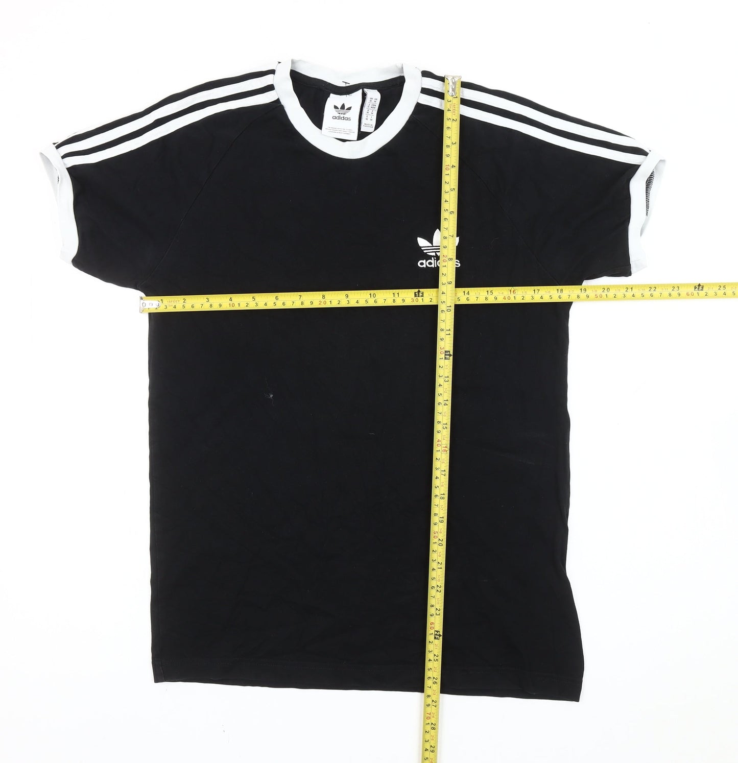 Adidas Mens Black Medium Crew Neck Short Sleeve Sports T-Shirt