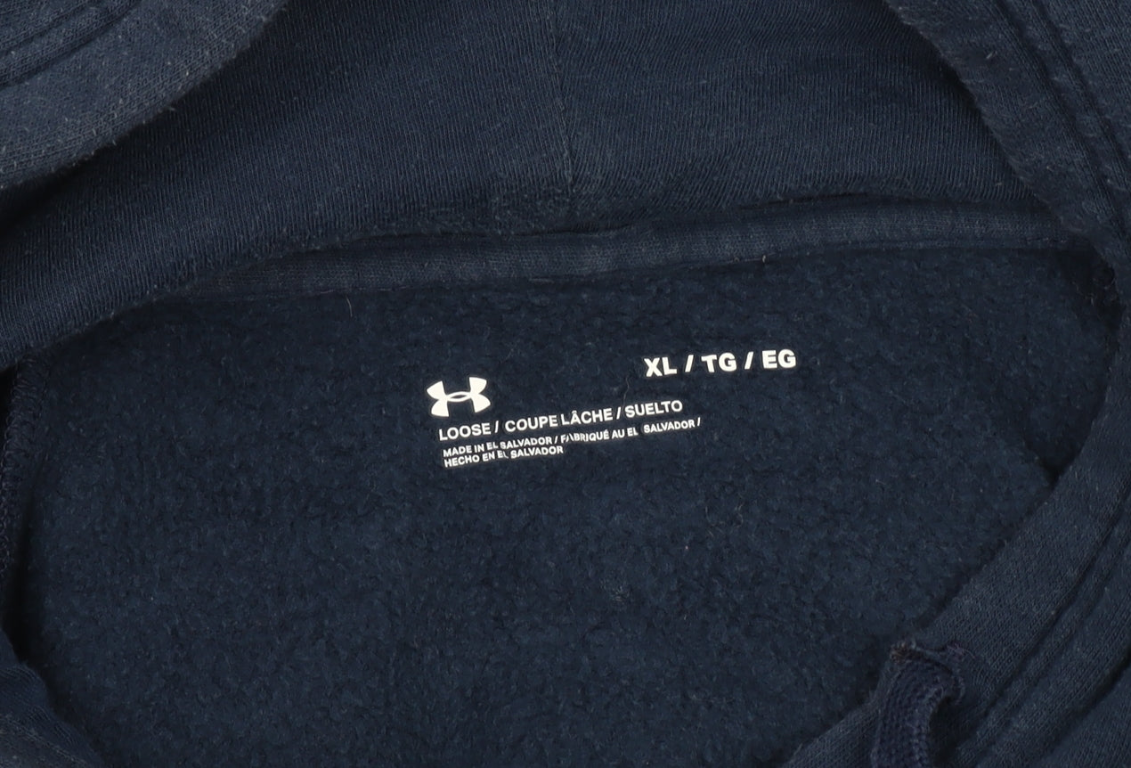Under Armour Men’s Blue XL Full Zip Hoodie Sweatshirt Relaxed Fit