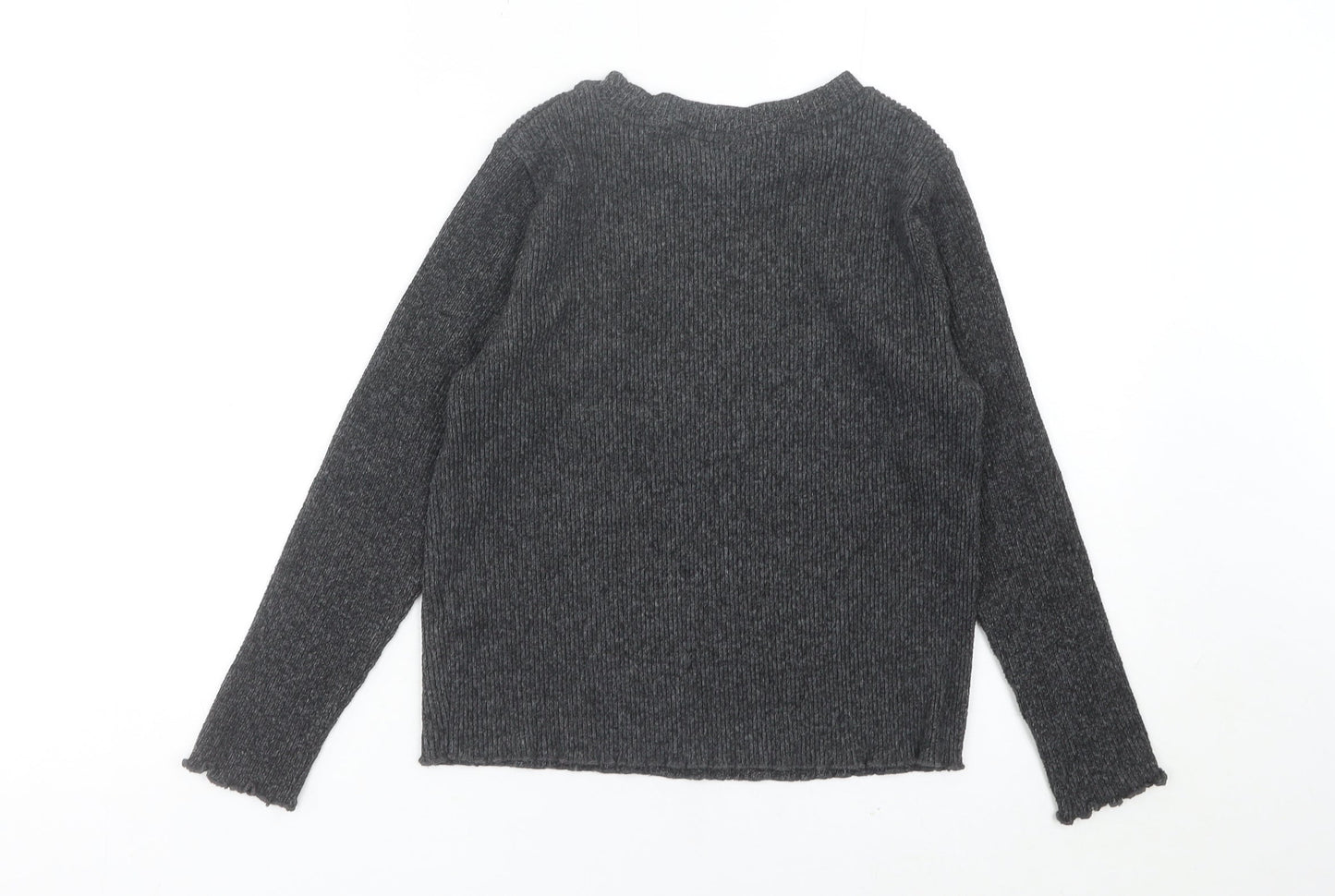 Disney Women’s Grey Minnie Mouse Long Sleeve T-Shirt Size 12/14