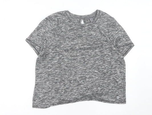 Sweaty Betty Women's Grey Lightweight Short Sleeve T-Shirt Size M