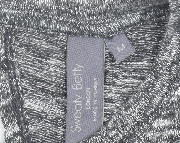 Sweaty Betty Women's Grey Lightweight Short Sleeve T-Shirt Size M