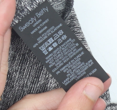 Sweaty Betty Women's Grey Lightweight Short Sleeve T-Shirt Size M