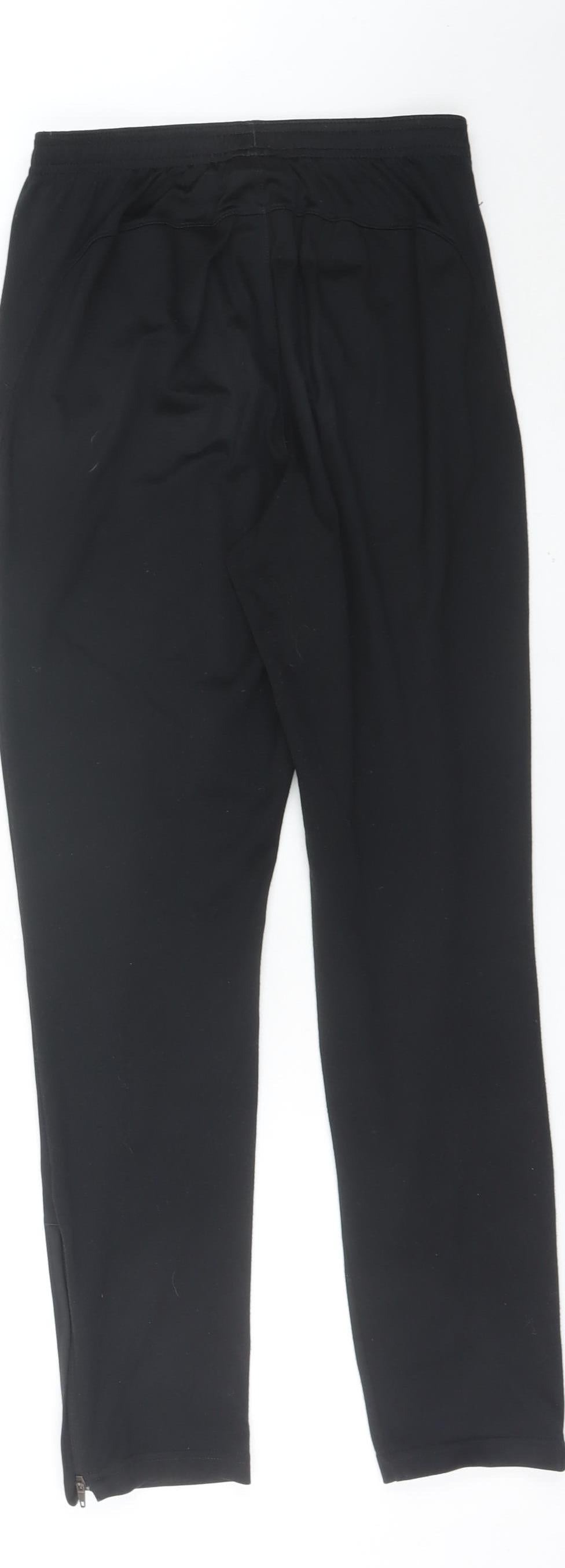 Nike Boys Black XL Jogger Trousers Dri-Fit Sportswear Polyester