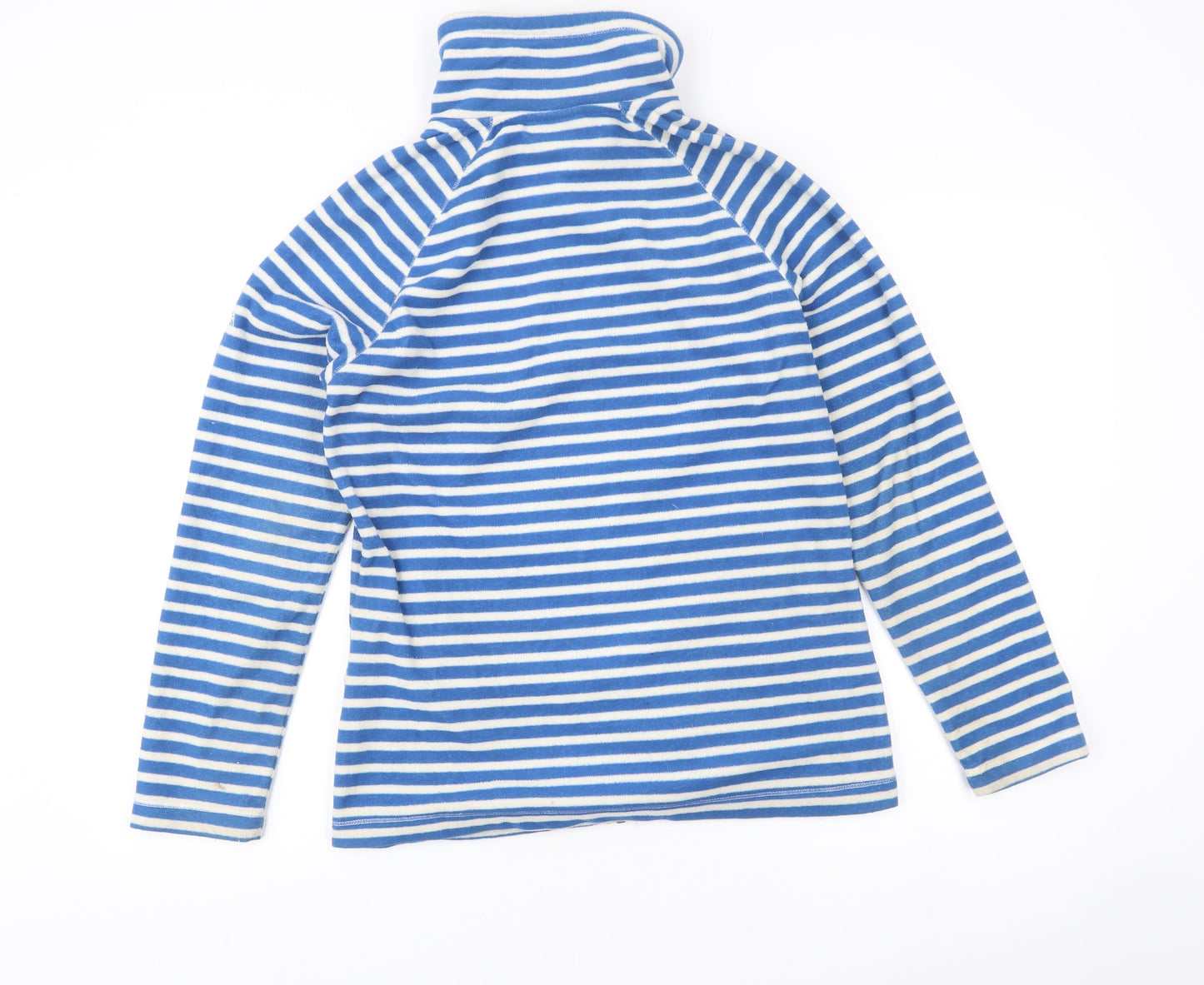 Craghoppers Women’s Blue Striped Fleece Jacket UK 10 Full Zip