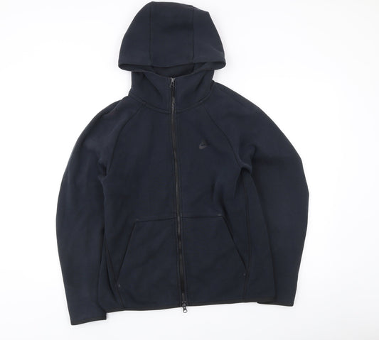 Nike Men's Black S Full Zip Hooded Jacket Sports Casual
