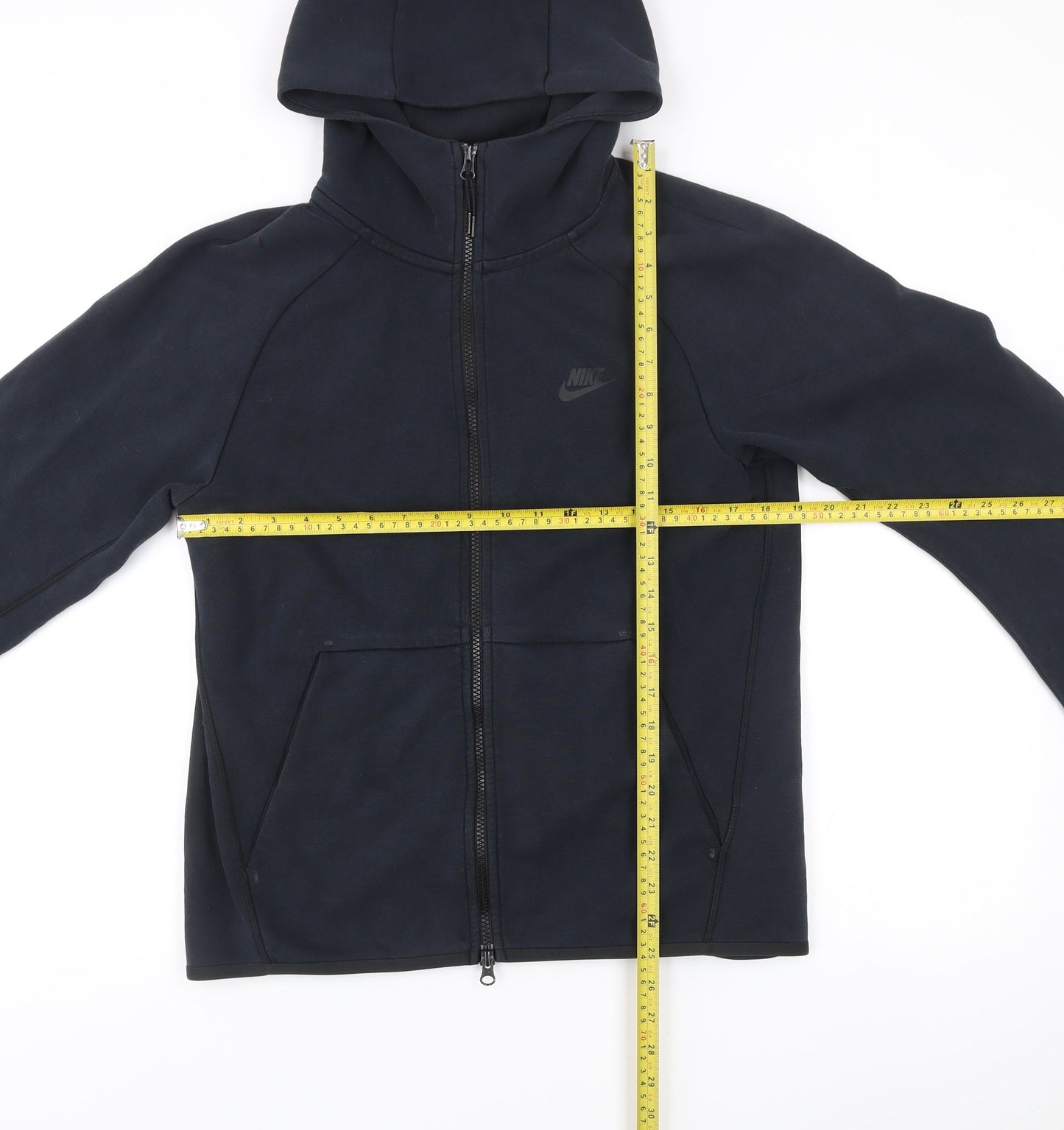 Nike Men's Black S Full Zip Hooded Jacket Sports Casual