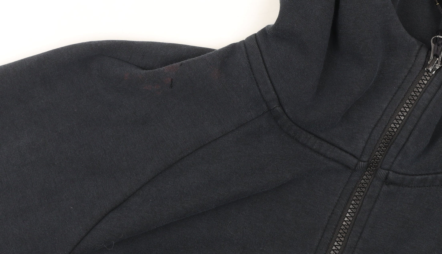 Nike Men's Black S Full Zip Hooded Jacket Sports Casual