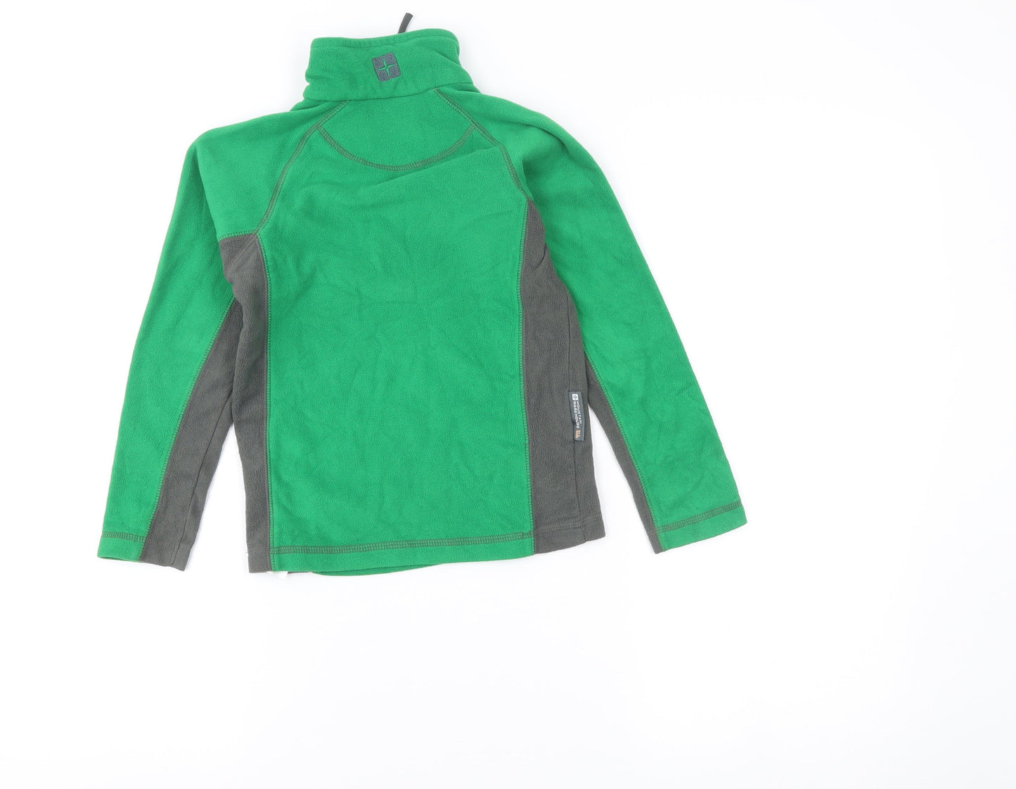 Mountain Warehouse Boys Green Fleece Sweatshirt 5-6Y 1/4 Zip Outdoor Top