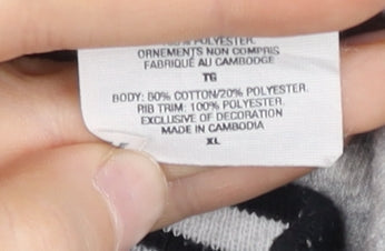 Champion Men's Grey XL Crew Neck Logo Short Sleeve T-Shirt