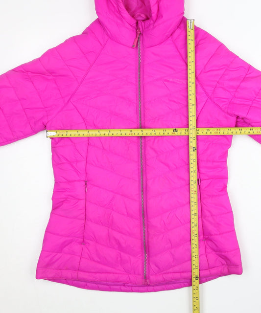 Mountain Warehouse Womens Pink Size 10 Puffer Jacket Hooded Quilted