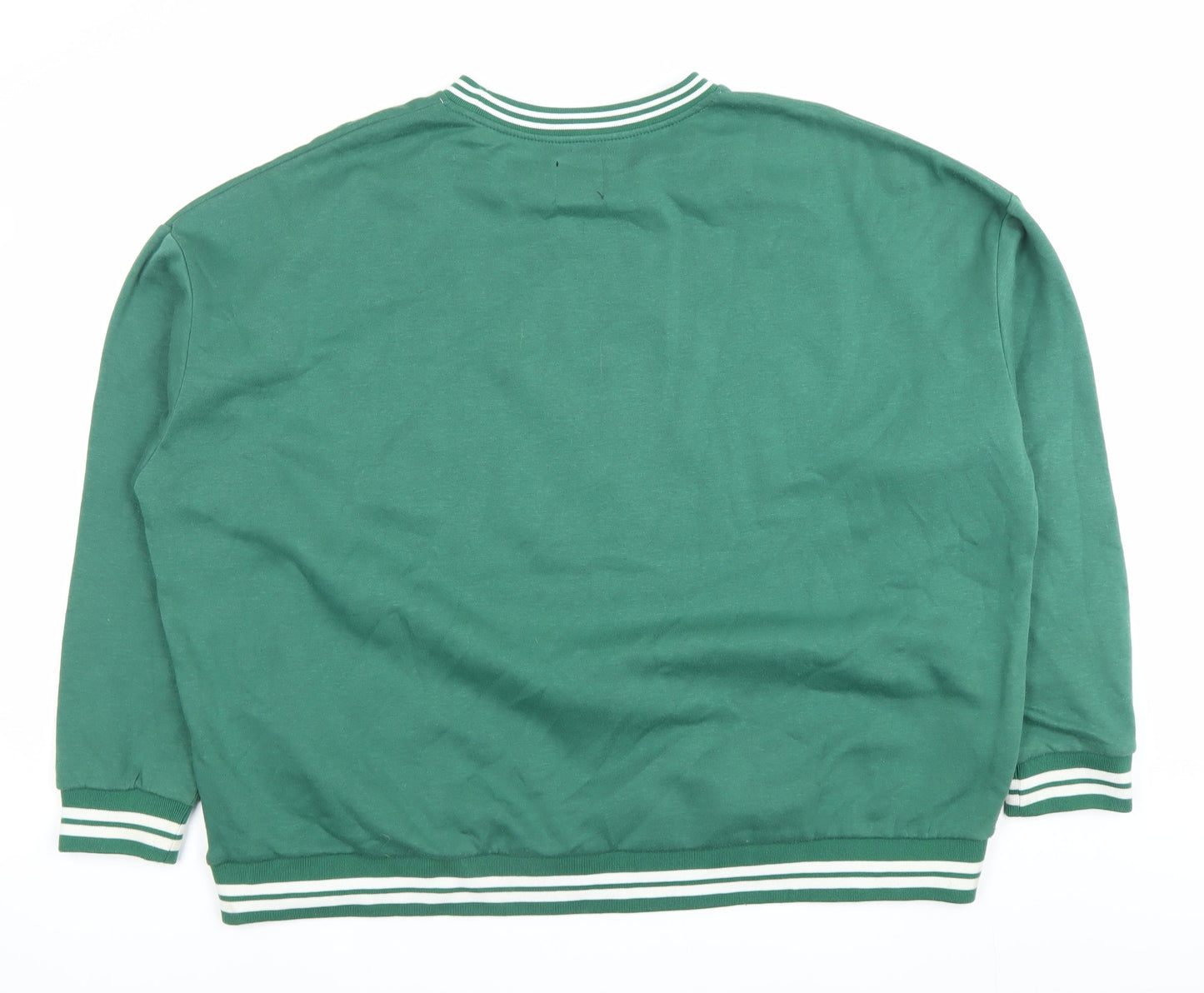 Disney Mickey Mouse Men's Green XL Pullover Sweatshirt