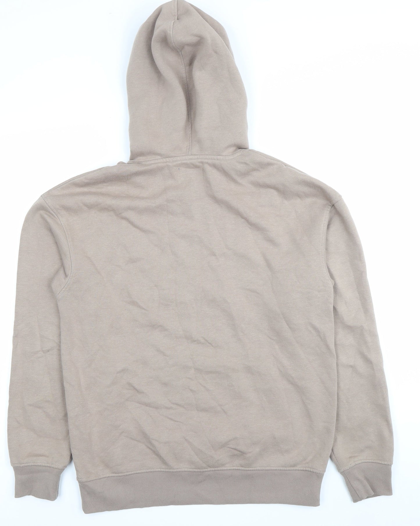 Jack & Jones Mens Beige Pullover Hoodie Size M Originals Logo