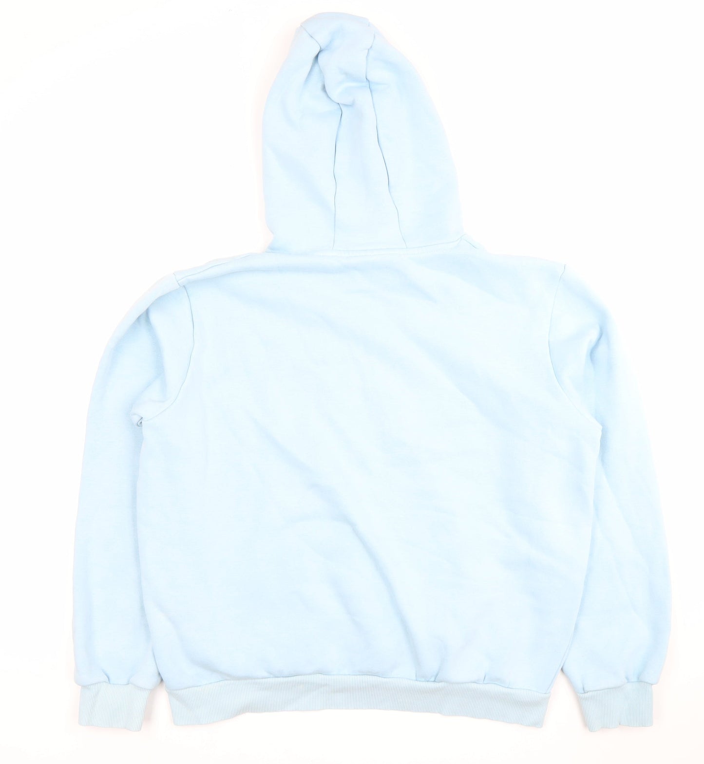 Fila Men’s Blue Pullover Hoodie L Logo Cotton Blend Sweatshirt