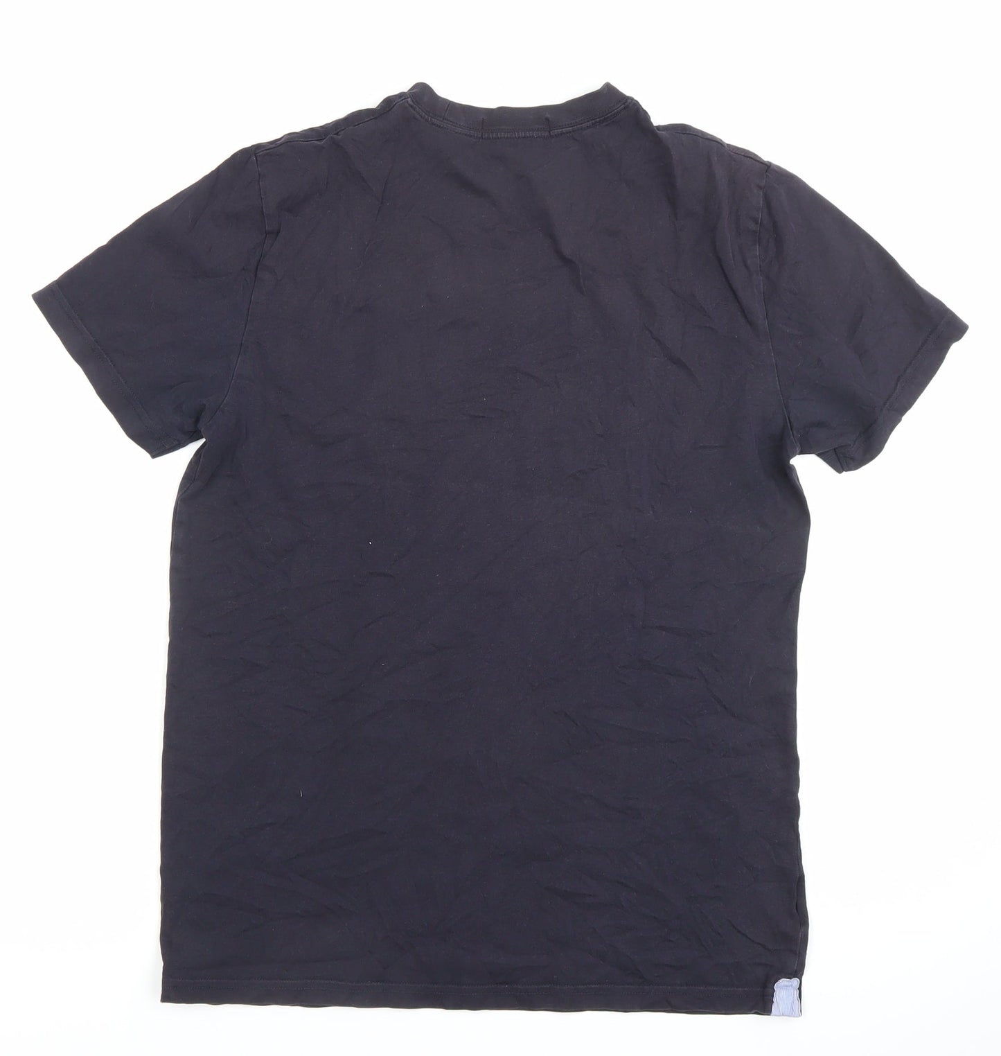 Fred Perry Men's Black Cotton Crew Neck Pocket T-Shirt Size S