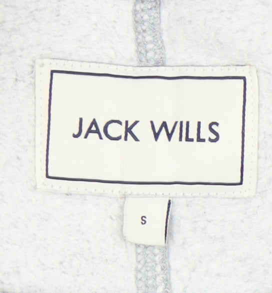 Jack Wills Men’s Grey Sweat Shorts Size S Elastic Waist Drawstring