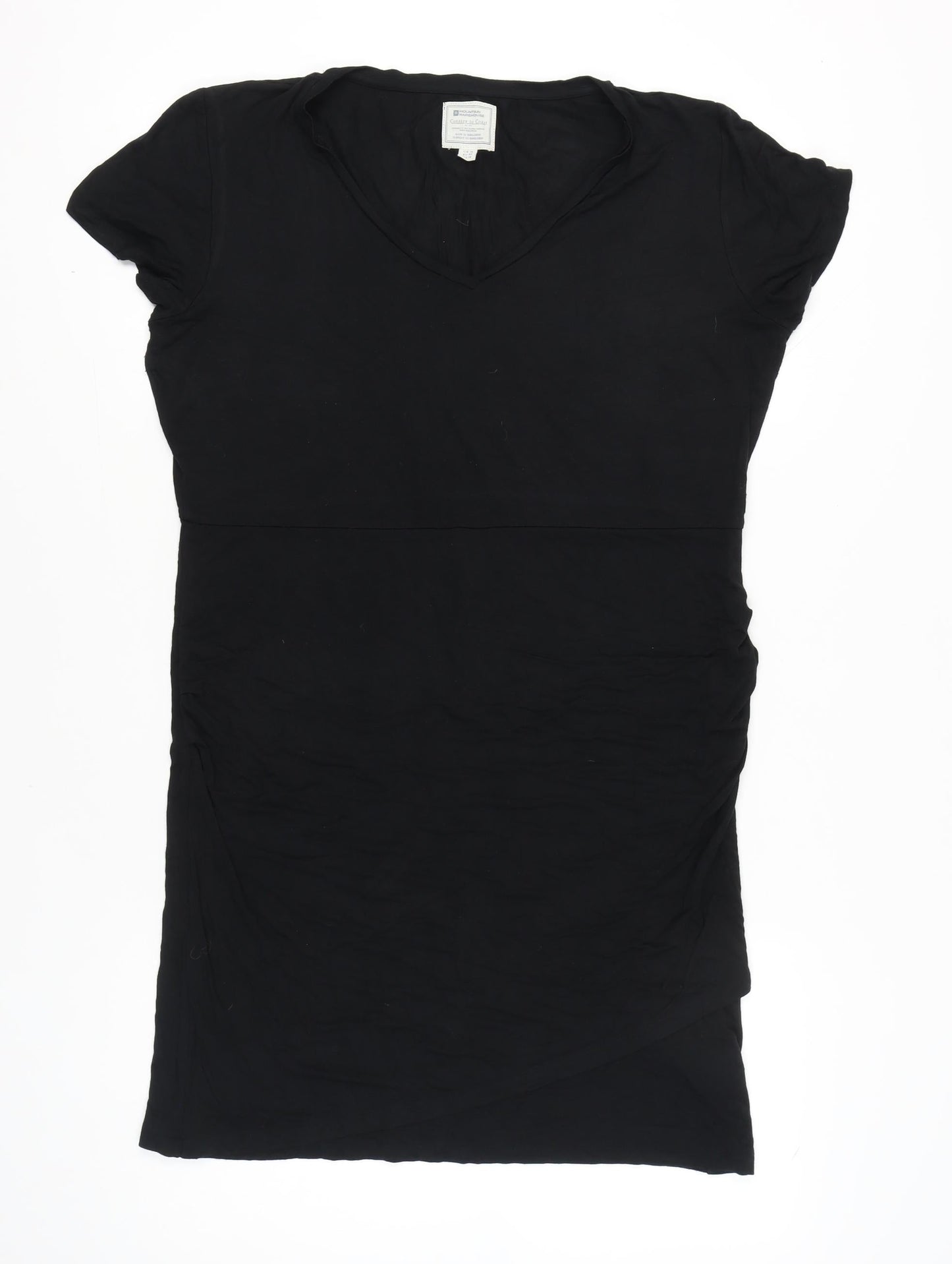 Mountain Warehouse Womens Black Size 18 Viscose T-Shirt Dress