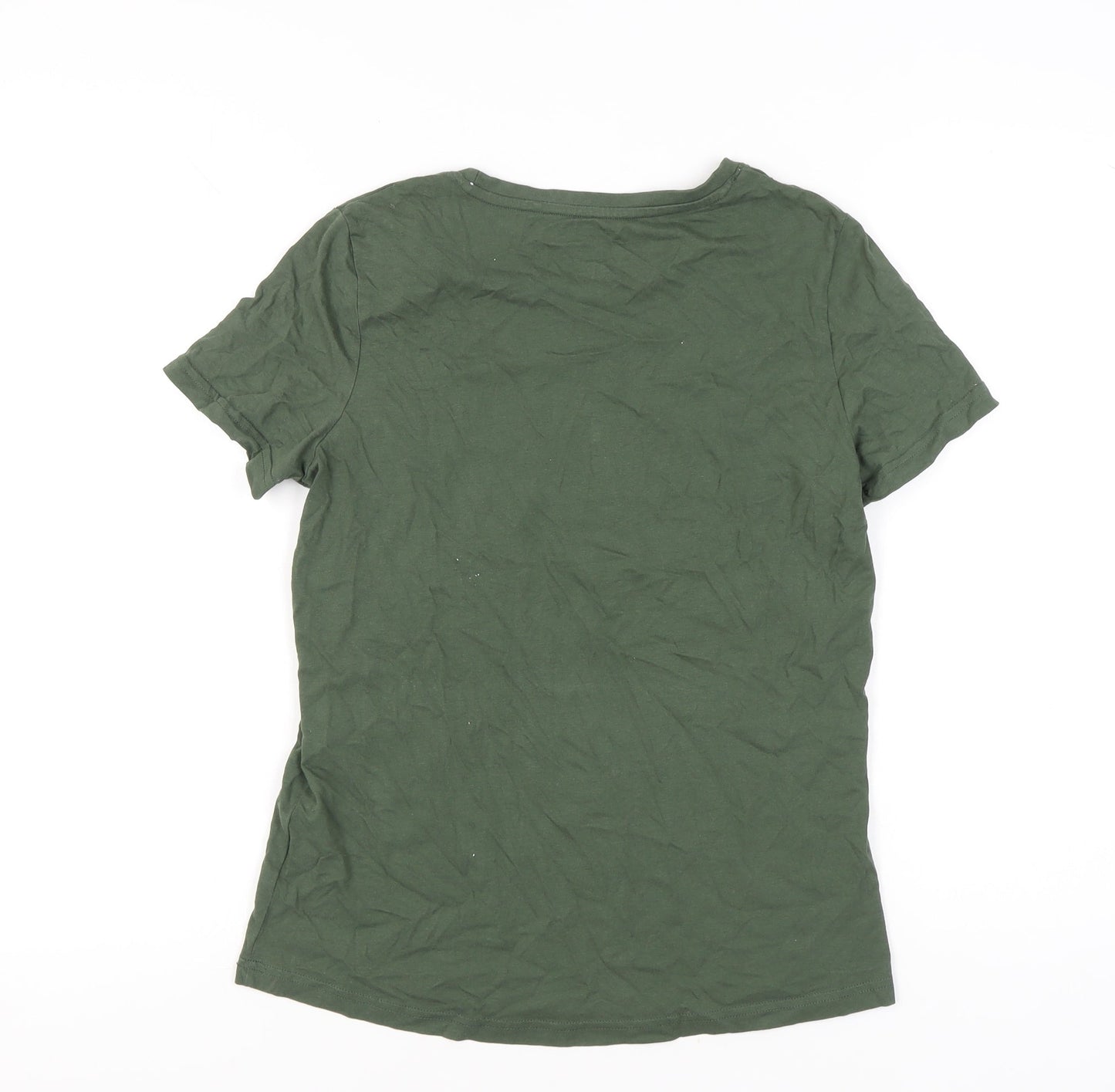 Mountain Warehouse Womens Green Organic Cotton T-Shirt UK 14